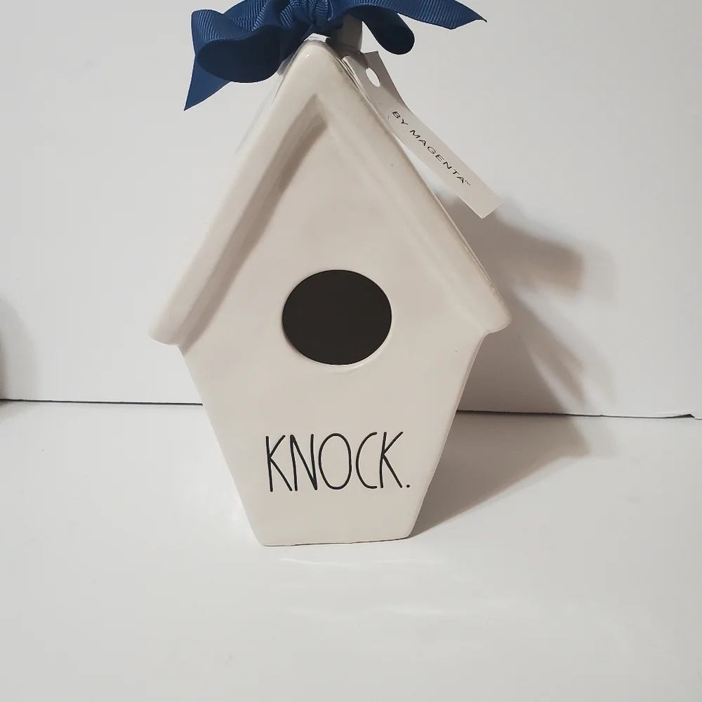 1, New Rae Dunn KNOCK birdhouse - Picture 13 of 13